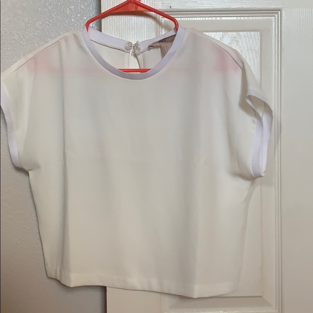 Forever 21 White Boxy Business Shirt